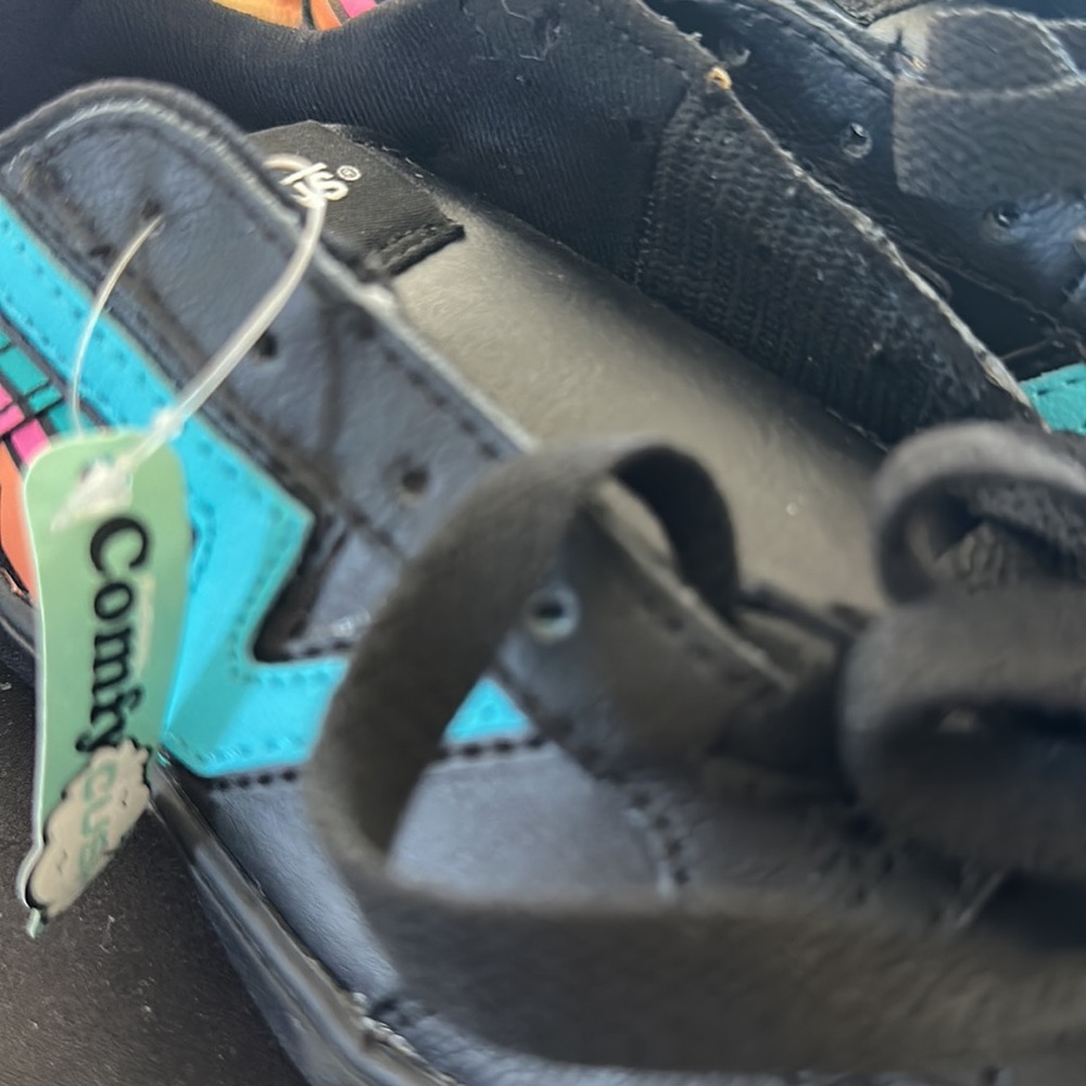 #76 Brand new Vans Lowland CC faded black/multi sneakers - Picture 6 of 14